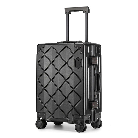 Somago Carry On Luggage with Spinner Wheels 20in Lightweight Suitcase Built in TSA Aluminum Frame 138 Luggage Somago OK•PhotoFineArt