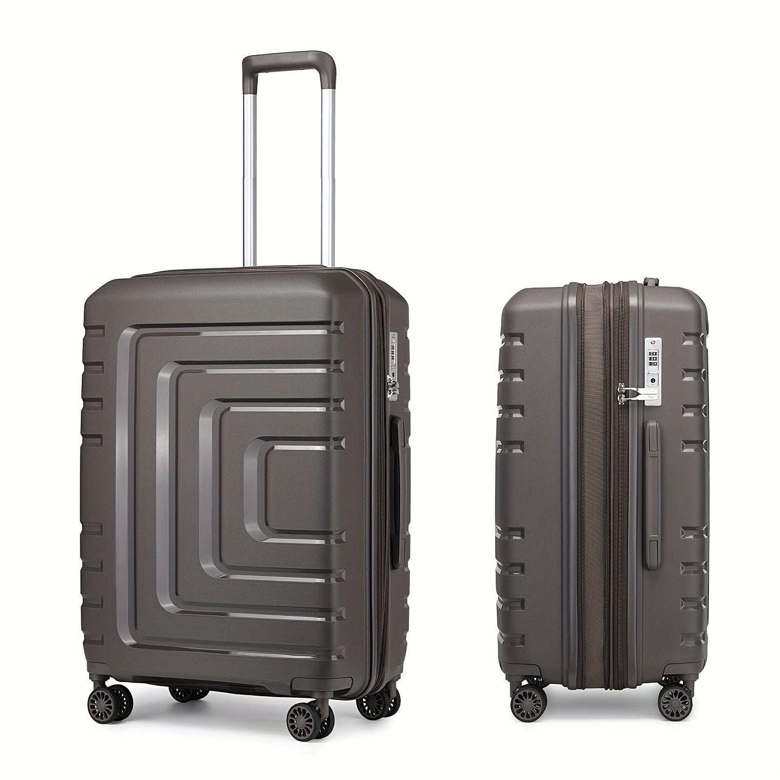 Somago Expandable Luggage Airline Approved 20" Lightweight Hardside Suitcase with YKK Zippers TSA Lock 40~46L 121 Luggage Somago OK•PhotoFineArt