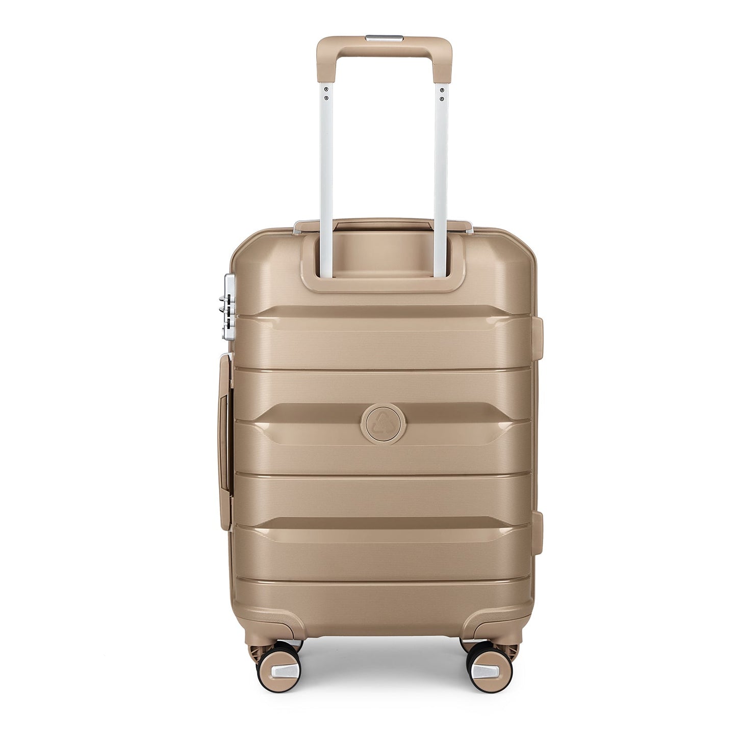 Somago Hardside Suitcase, 6 pcs Packing Cube, TSA Lock PP Material YKK Zipper (Nobel Golden) 140 Luggage Somago OK•PhotoFineArt