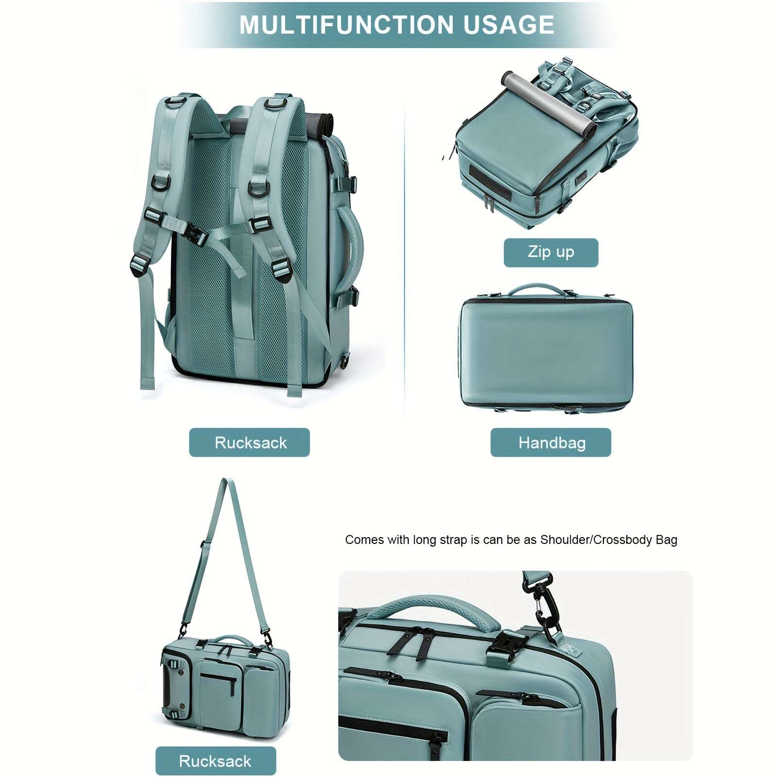 Somago Travel Laptop Backpack for Men & Women Carry On Backpack with USB Charging Port Fits 16.5 inch 62 Backpack Somago OK•PhotoFineArt