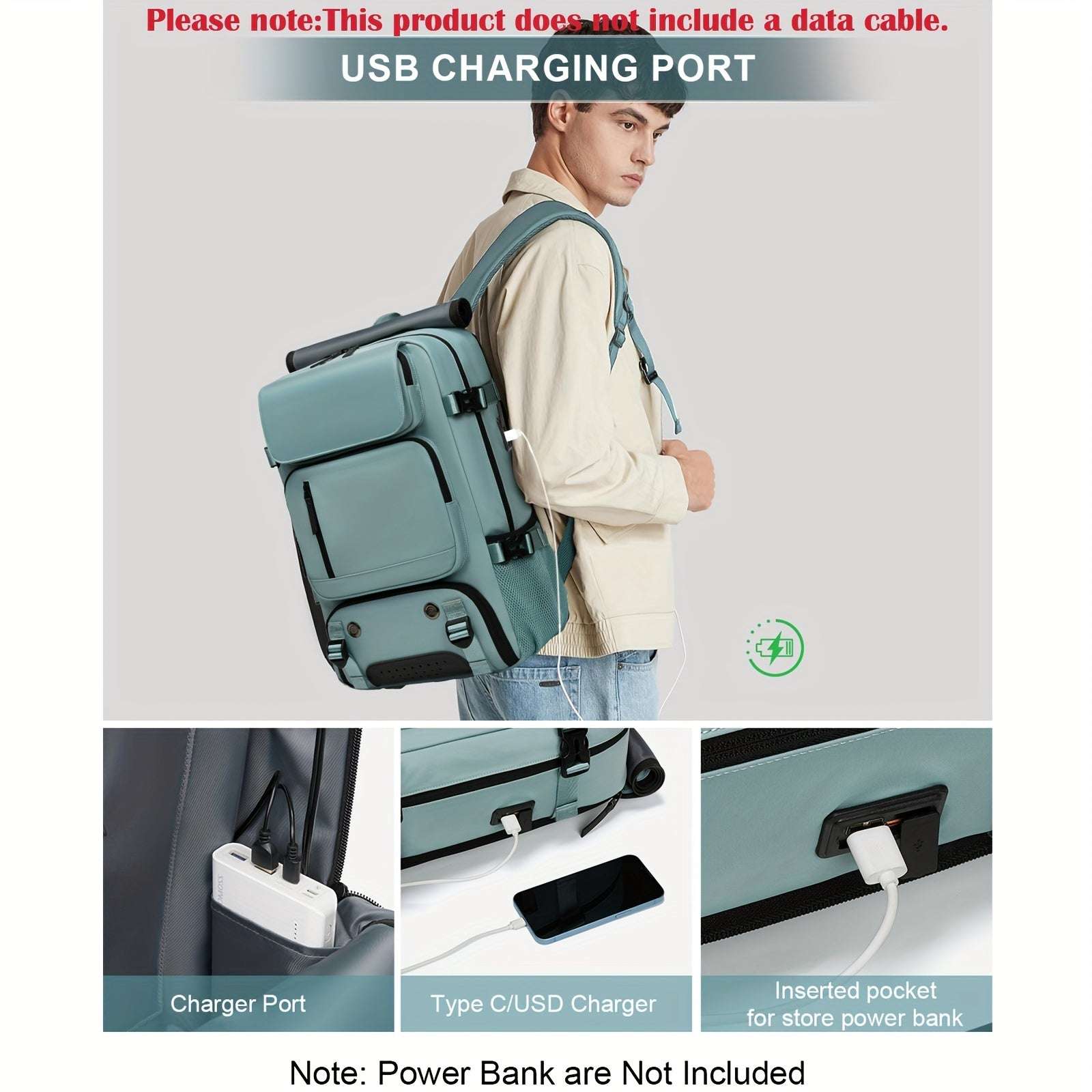 Somago Travel Laptop Backpack for Men & Women Carry On Backpack with USB Charging Port Fits 16.5 inch 62 Backpack Somago OK•PhotoFineArt