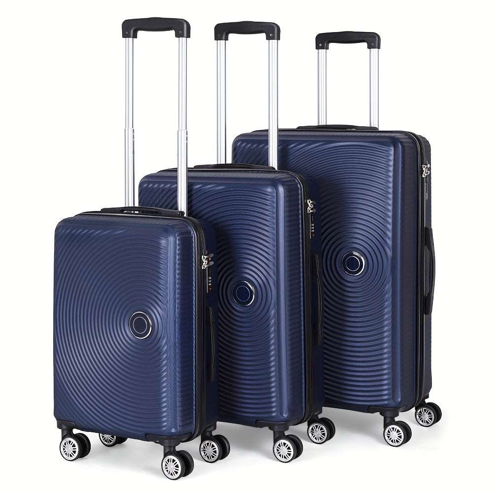 Travel Luggage Sets 3-Piece Suitcases With Wheels ABS Durable Hardside Luggage Sets TSA Lock, 20+24+28'' Suitcase 105 Luggage OK•PhotoFineArt OK•PhotoFineArt