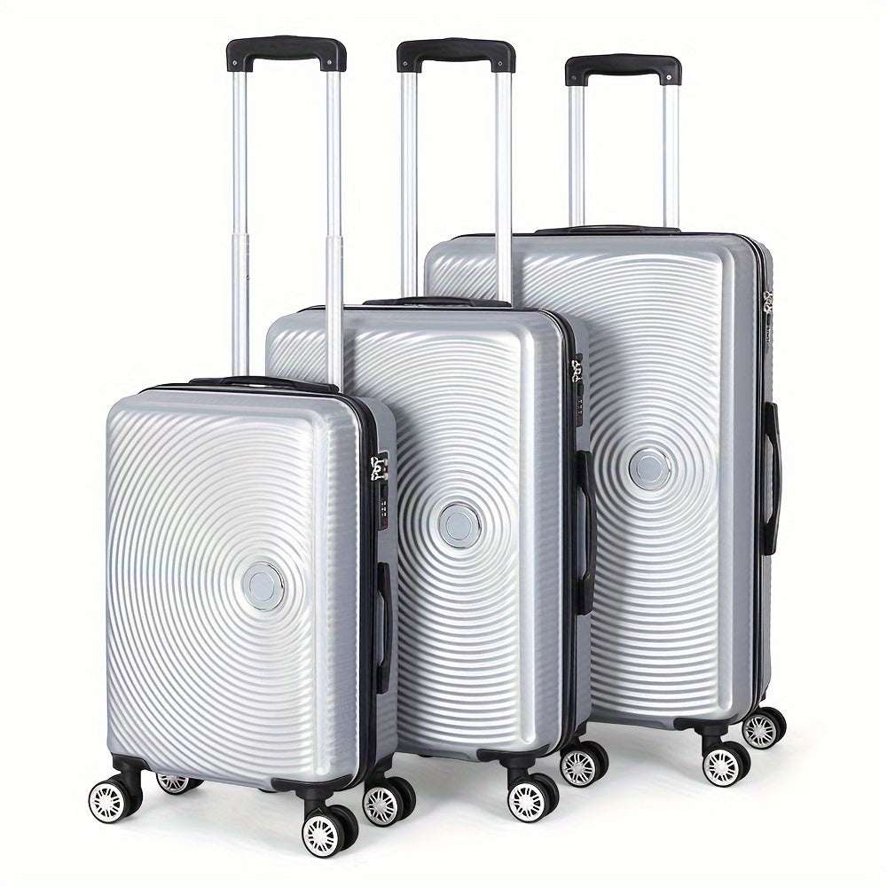 Travel Luggage Sets 3-Piece Suitcases With Wheels ABS Durable Hardside Luggage Sets TSA Lock, 20+24+28'' Suitcase 105 Luggage OK•PhotoFineArt OK•PhotoFineArt