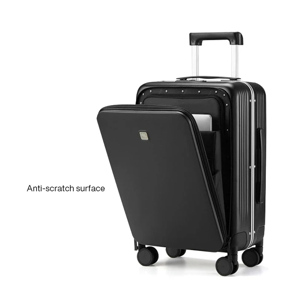 Hanke Luggage Business Travel Suitcase Black