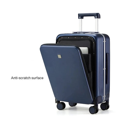 Hanke Luggage Business Travel Suitcase Blue