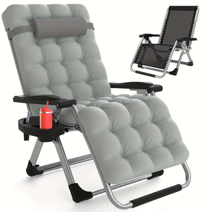 Zero Gravity Chair Lounge Chair Recliner w/Upgraded Lock and Removable Cushion 74 Chair SUTECK OK•PhotoFineArt