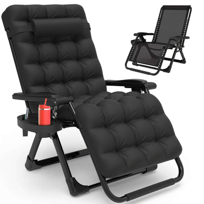 Zero Gravity Chair Lounge Chair Recliner w/Upgraded Lock and Removable Cushion 74 Chair SUTECK OK•PhotoFineArt