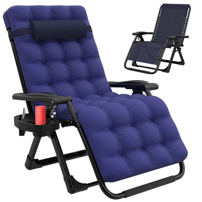 Zero Gravity Chair Lounge Chair Recliner w/Upgraded Lock and Removable Cushion 74 Chair SUTECK OK•PhotoFineArt