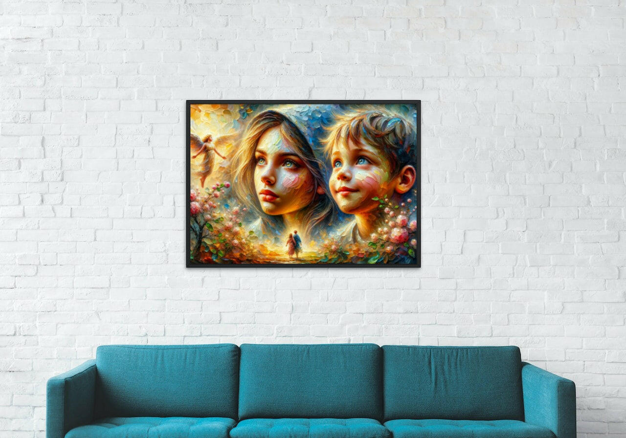 Canvas Framed "Children"