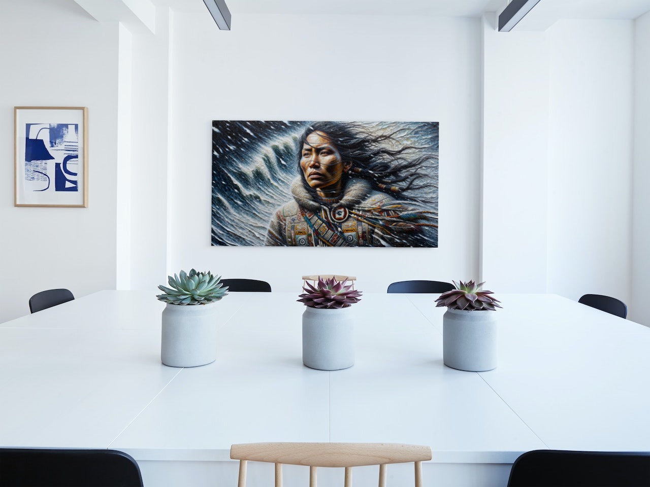 Canvas "Indigenous Woman" 60" x 30"