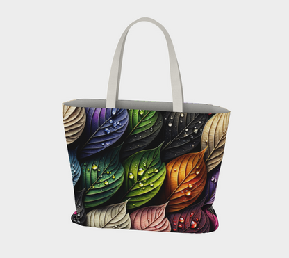 Leafs Large Tote Bag