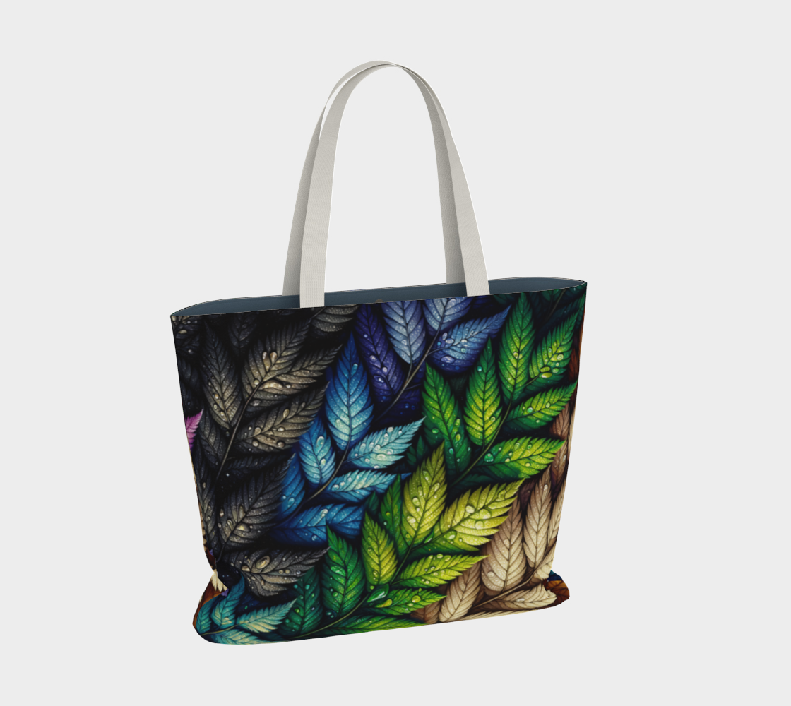 Leafs Large Tote Bag