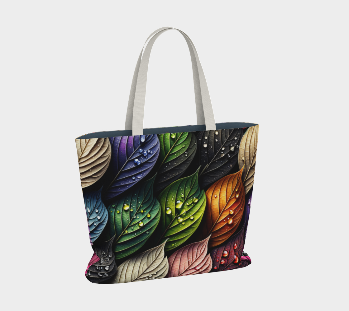 Leafs Large Tote Bag