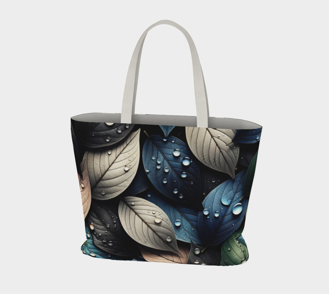 Leafs Large Tote Bag