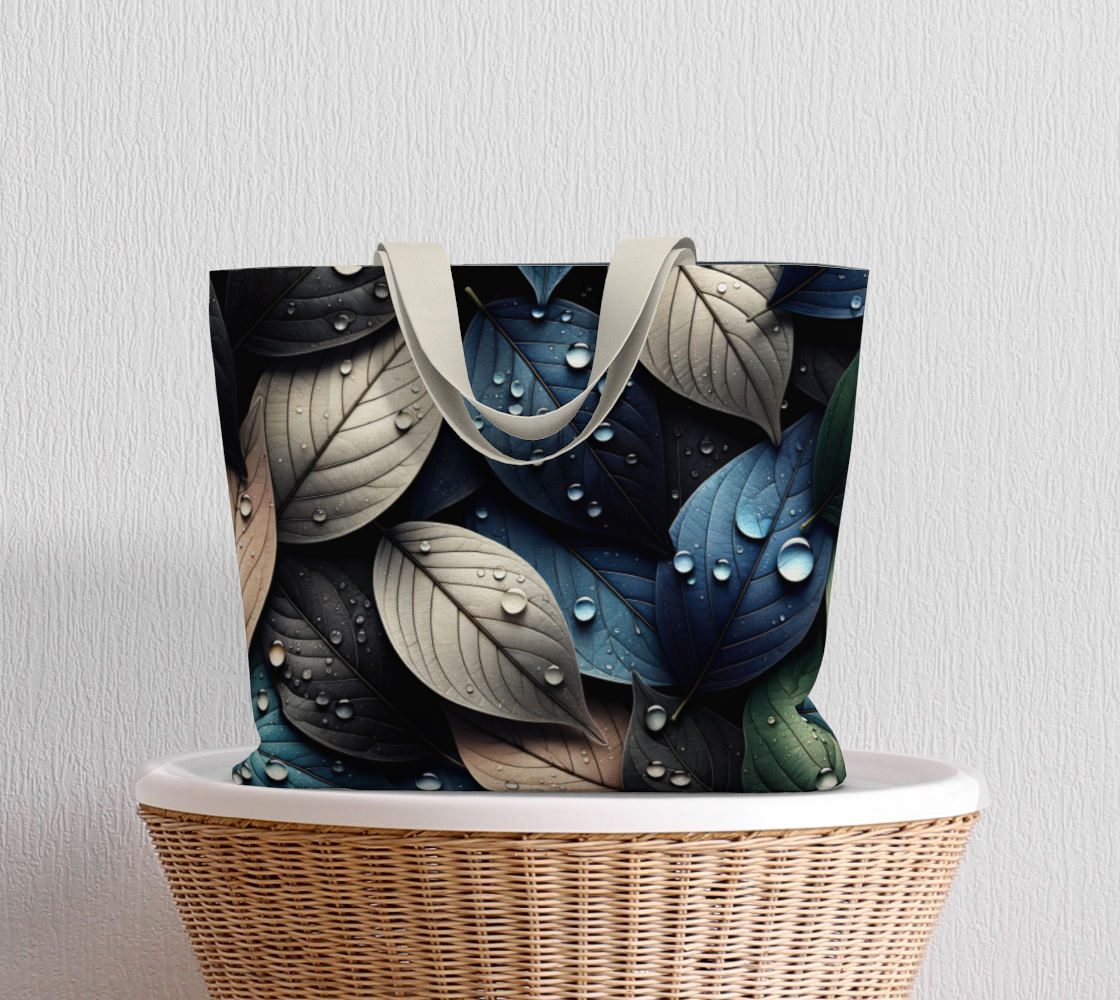 Leafs Large Tote Bag