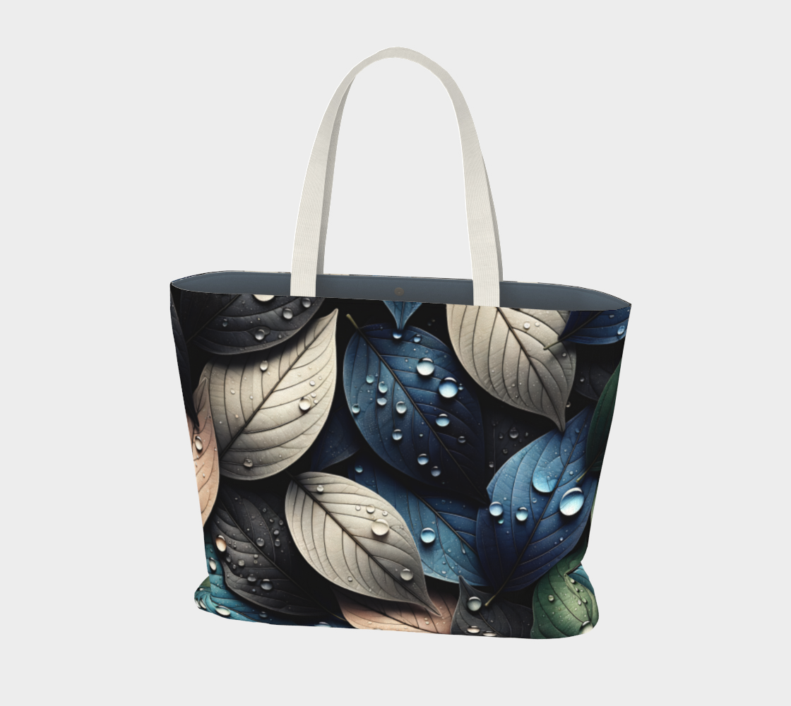 Leafs Large Tote Bag