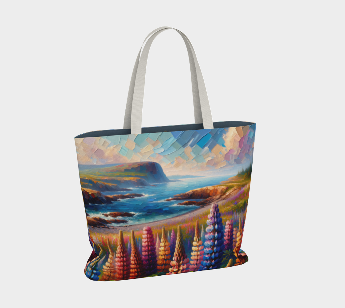 Market Tote "Lupins"