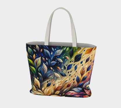 Leafs Large Tote Bag