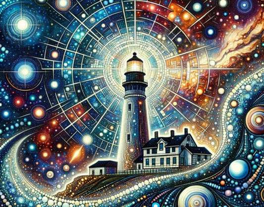 Puzzle "Lighthouse" galactic 110 pcs 9.5x7.5 - 110 pieces