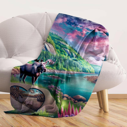 Blanket Premium "Moose" 150 x 100 cm 40" x 60"