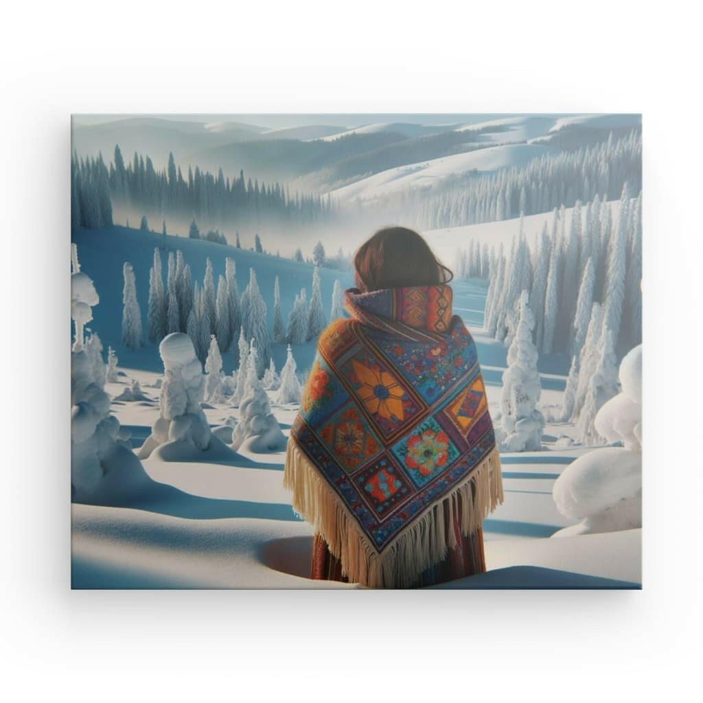 Canvas "Indigenous Woman" 10" x 8"