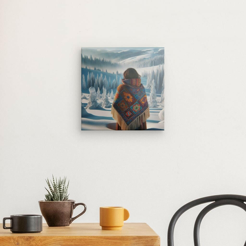 Canvas "Indigenous Woman" 12" x 12"