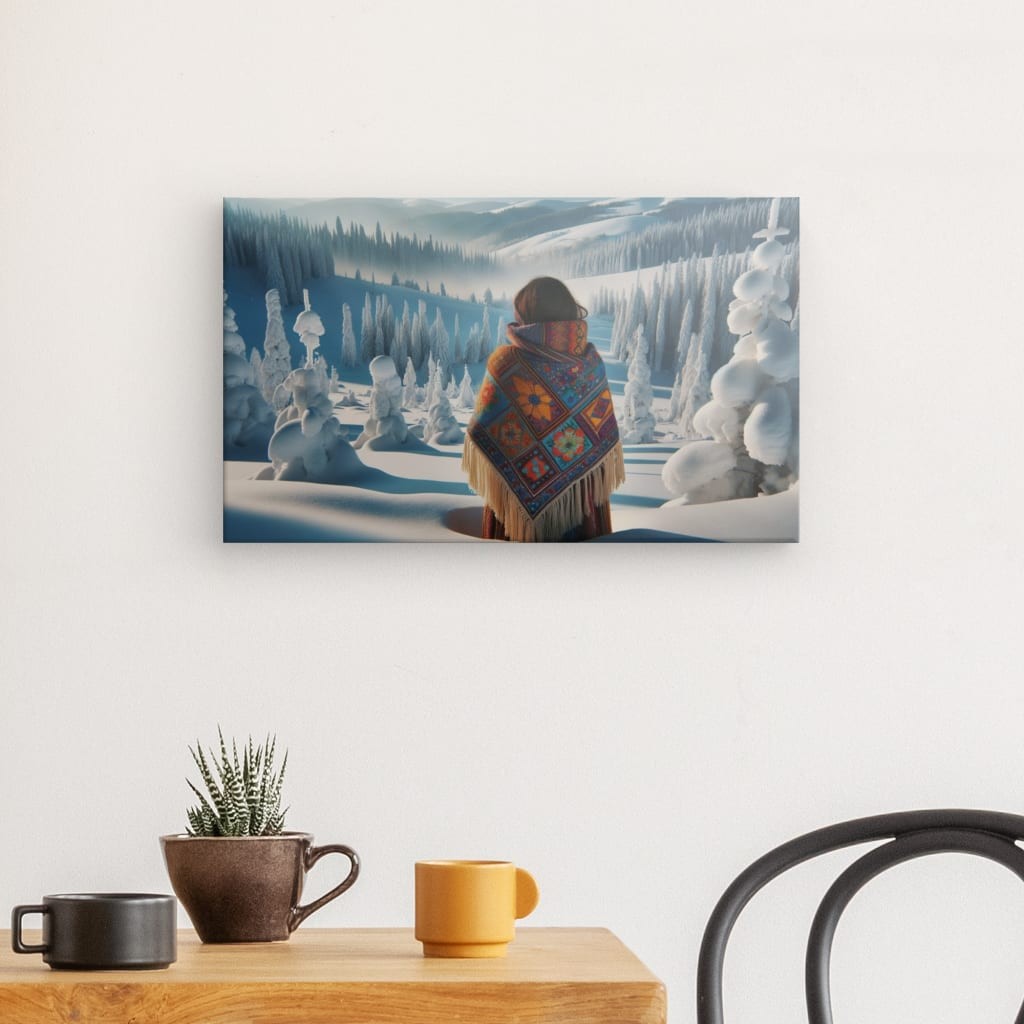 Canvas "Indigenous Woman" 20" x 12"