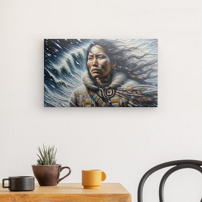 Canvas "Indigenous Woman" 20" x 12"