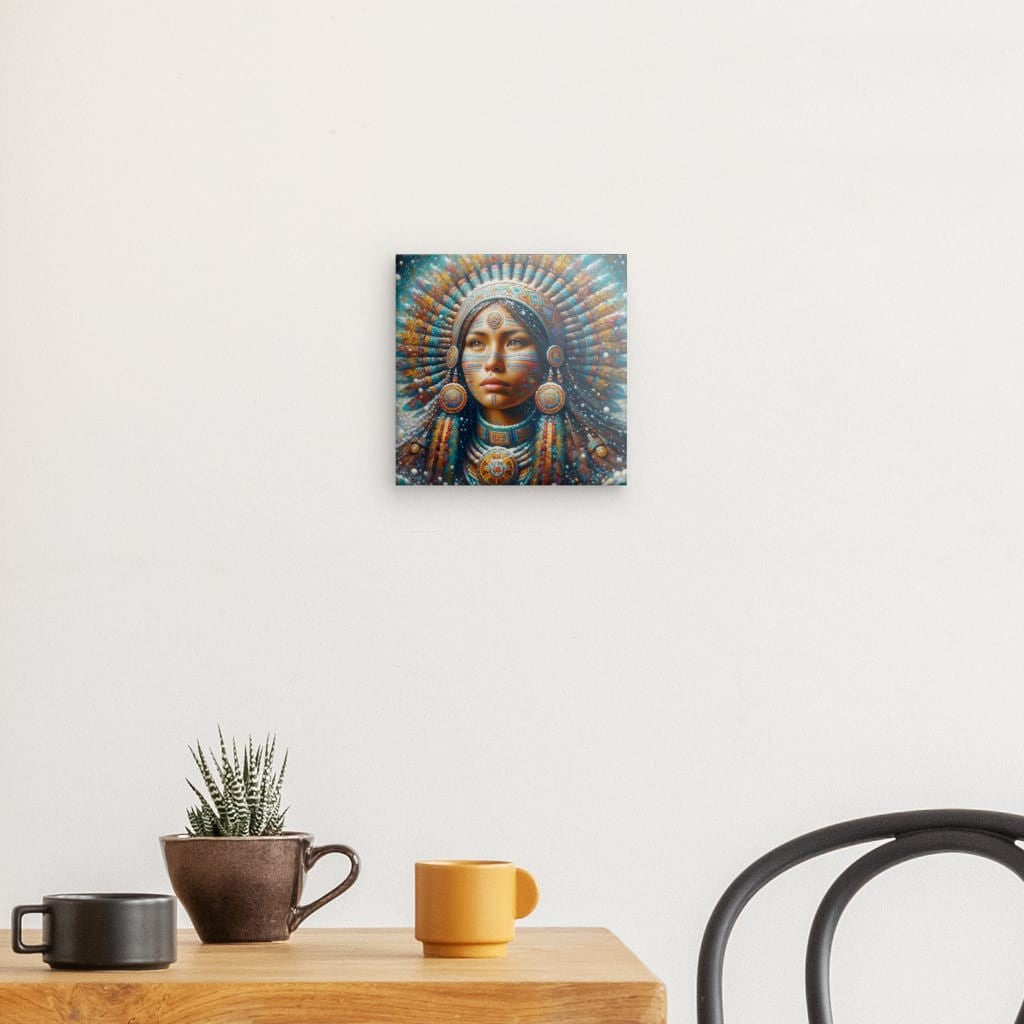 Canvas "Indigenous Woman" 8" x 8"