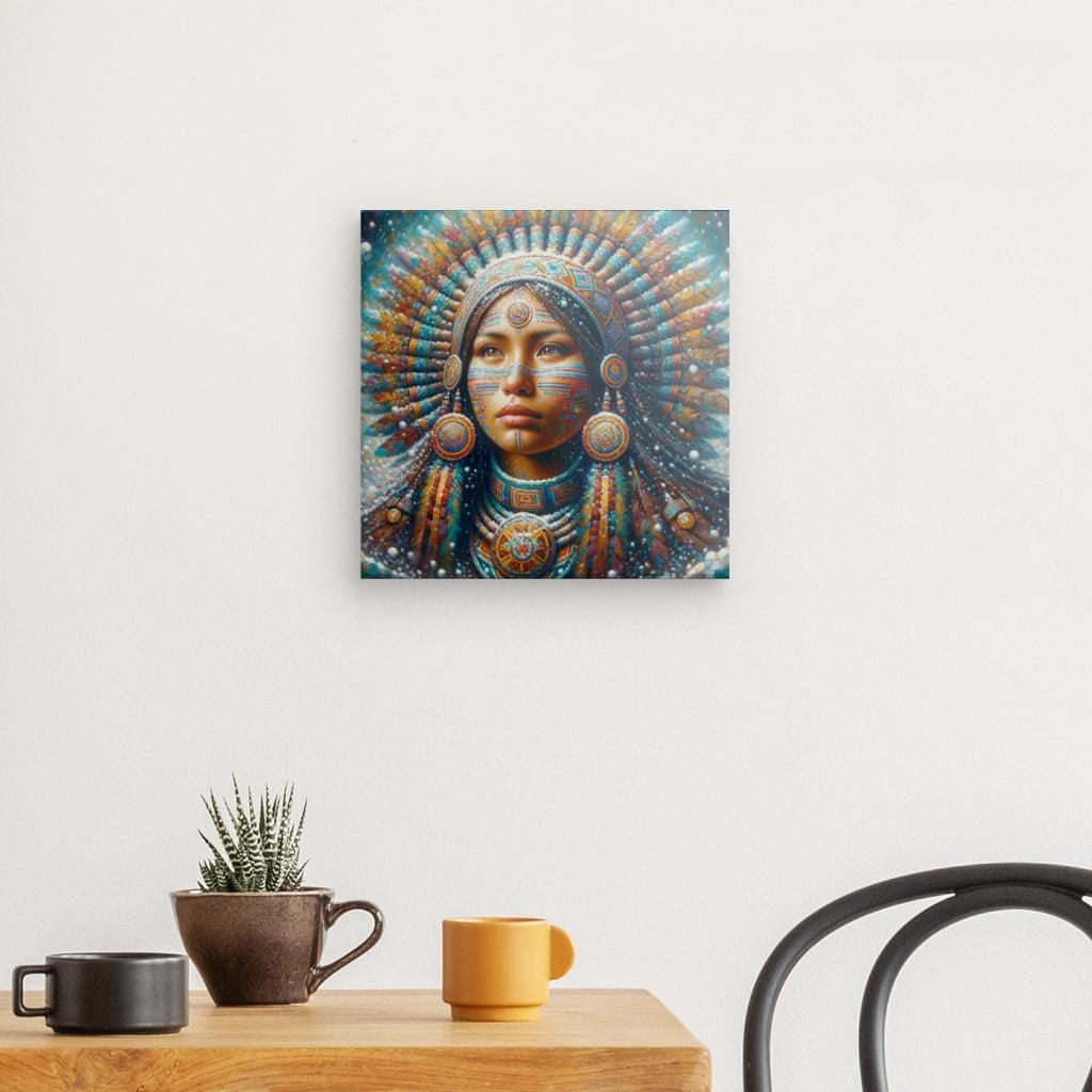 Canvas "Indigenous Woman" 12" x 12"