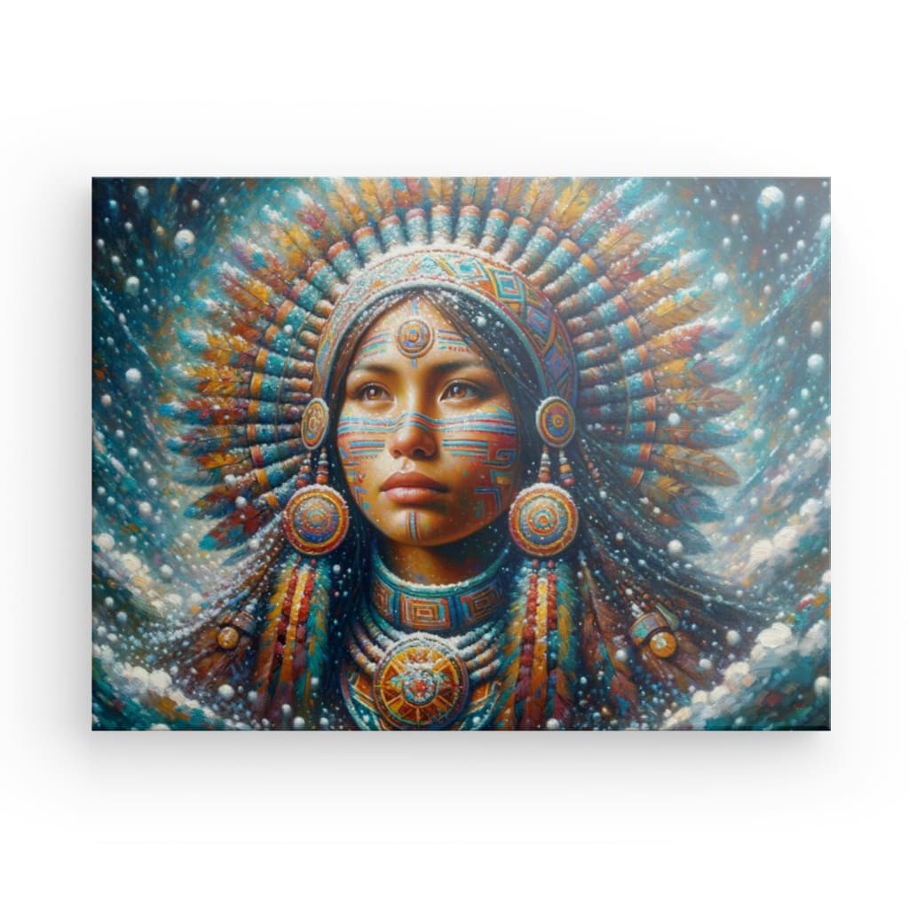 Canvas "Indigenous Woman" 14" x 10"