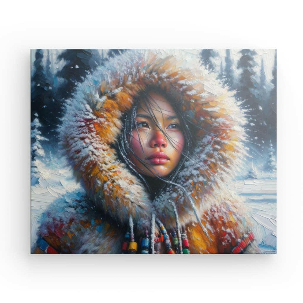 Canvas "Indigenous Woman" 10" x 8"