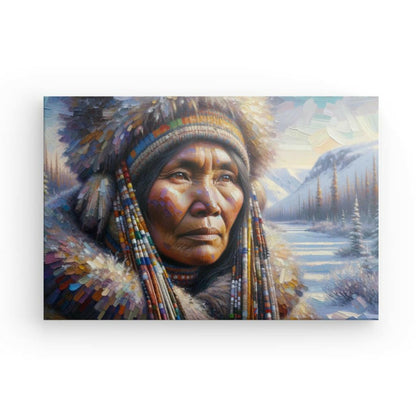 Canvas "Indigenous Woman" 40" x 24"