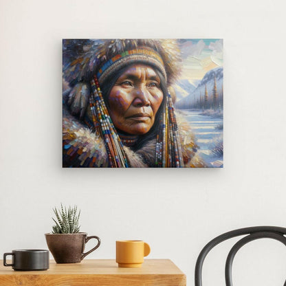 Canvas "Indigenous Woman" 20" x 16"