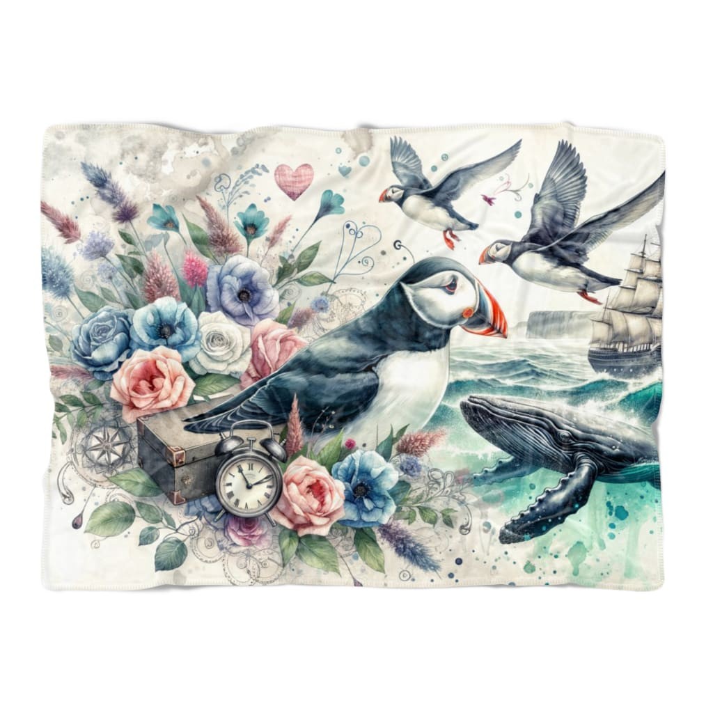 Blanket Premium "Atlantic Puffin"