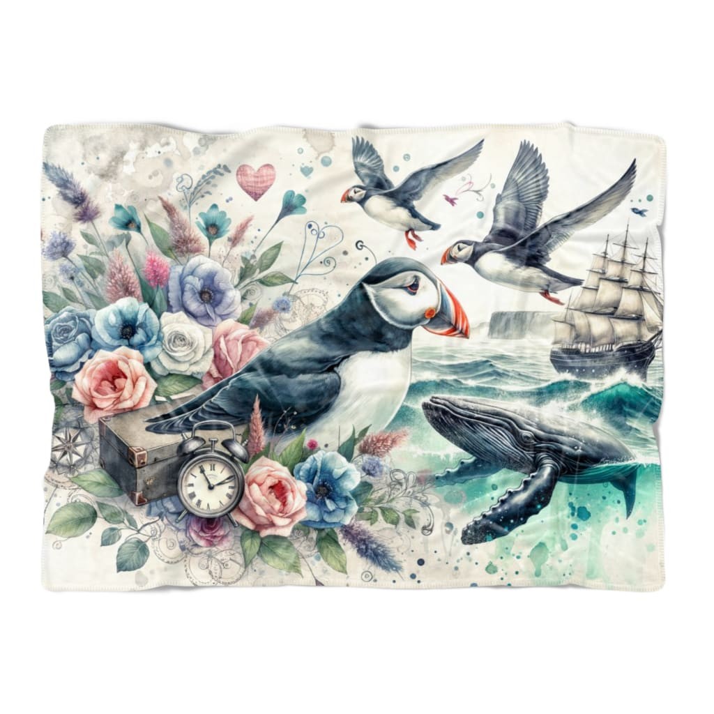 Blanket Premium "Atlantic Puffin"