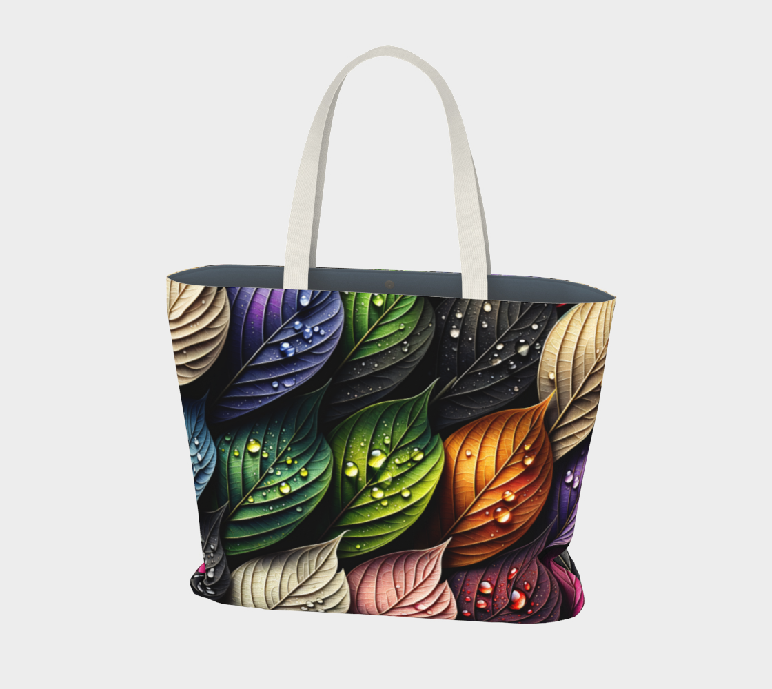 Leafs Large Tote Bag