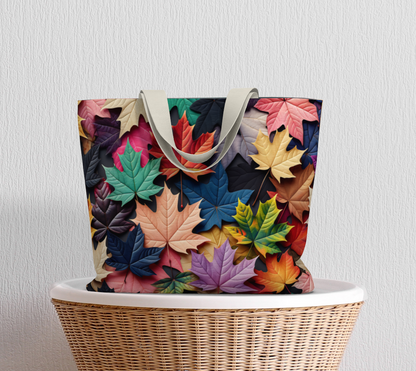 Leafs Large Tote Bag