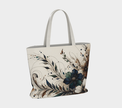 Flowers Large Tote Bag