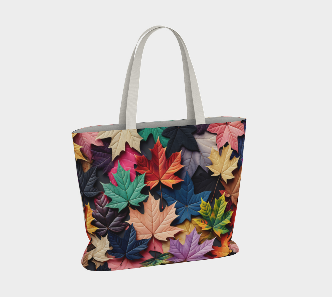 Leafs Large Tote Bag