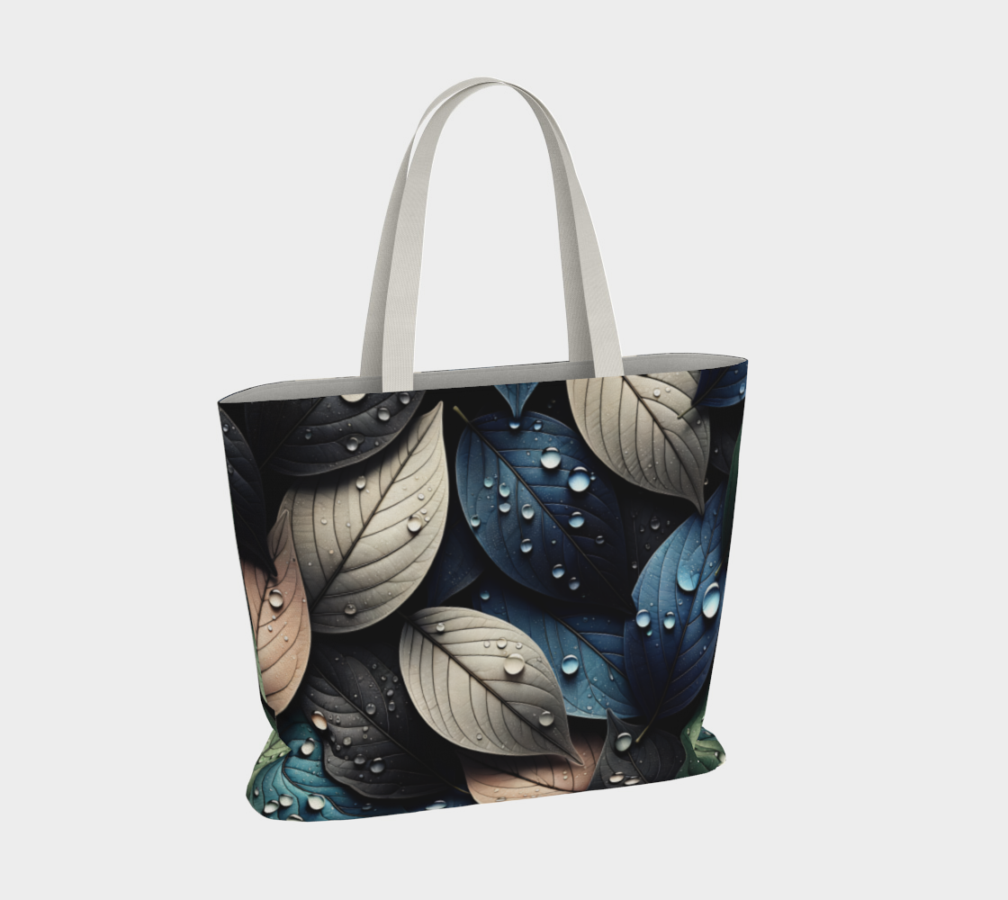 Leafs Large Tote Bag