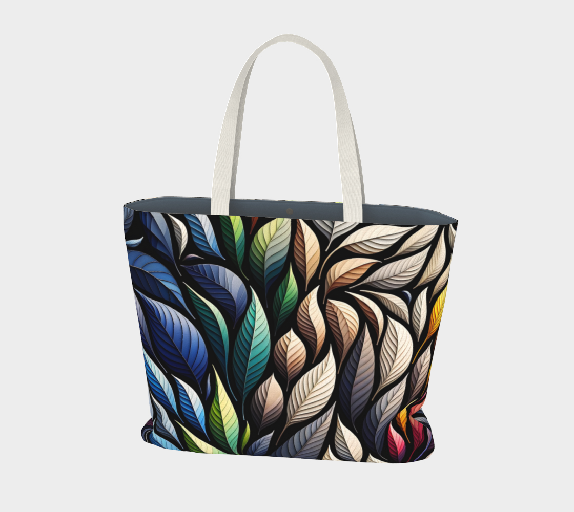 Leafs Large Tote Bag