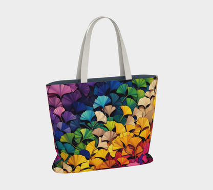 Leafs Large Tote Bag