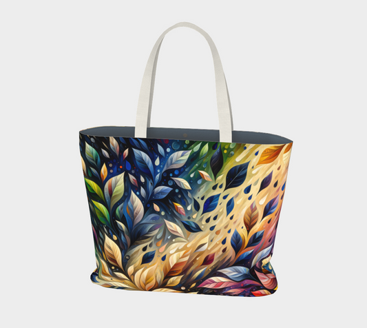 Leafs Large Tote Bag