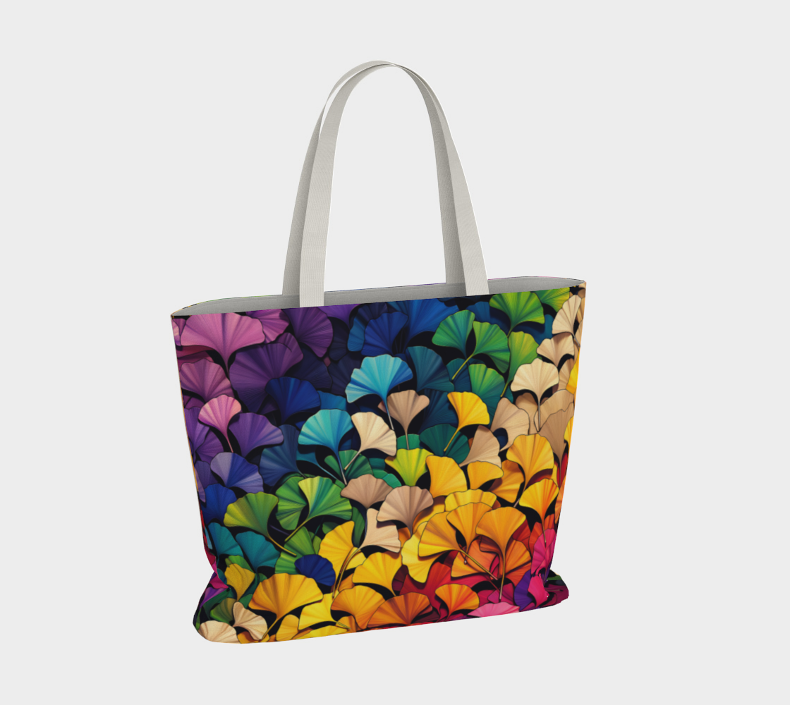 Leafs Large Tote Bag